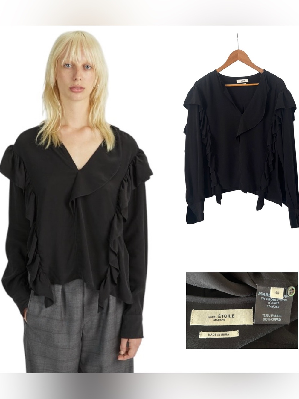 Isabel Marant Etoile Welby Ruffle Blouse